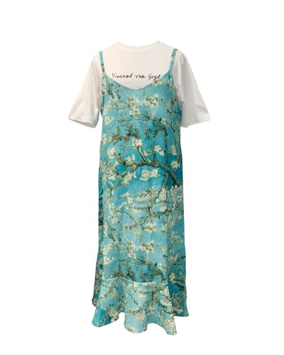 Chevignon x Van Gogh Suspender Dress