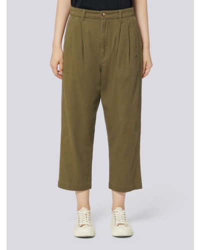 Women's High Rise Cropped Taper Woven Pants