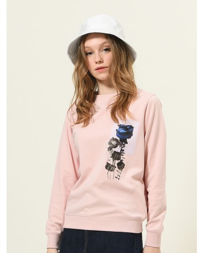 Women's Rose Graphic Sweatshirt 