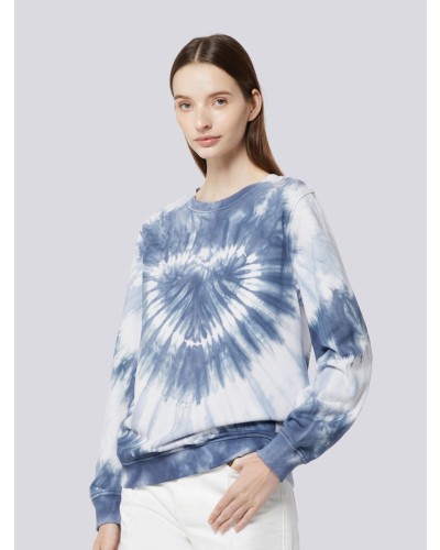 Women's Heart Tie Dye Sweatershirt